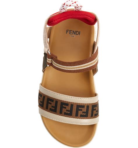 fendi flat ff logo sandals|fendi logo wedge sandals.